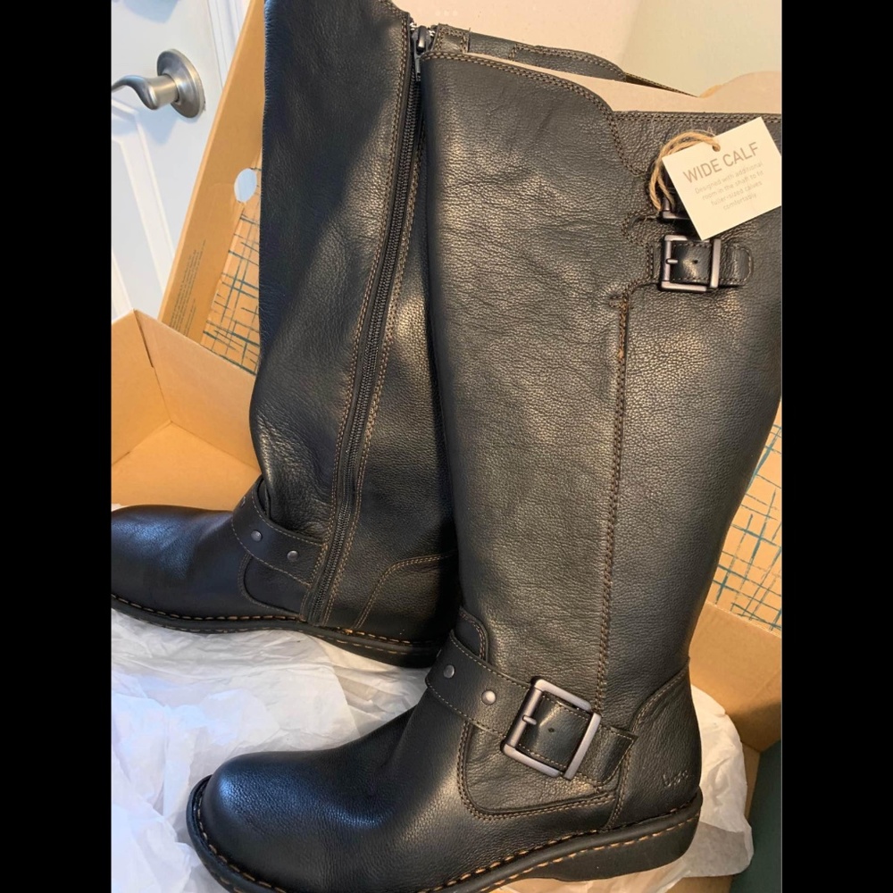 Brand new in box!  B.O.C. Boots….size 9.5 with wide calf.  Never worn